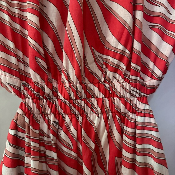 MICHAEL MICHAEL KORS Zebra Print Cotton Lawn Cutout Dress Size M - Picture 10 of 13